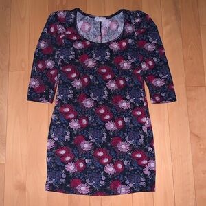 Floral print dress